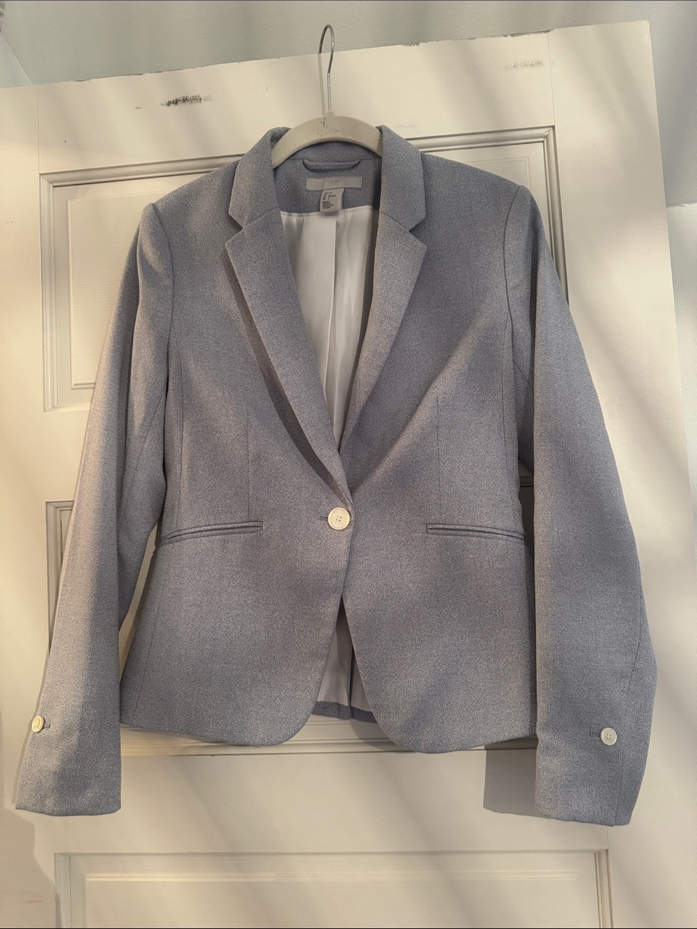 H&M Light Blue Tailored Women's Blazer